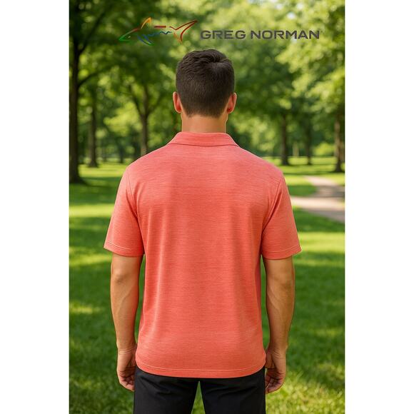 Greg Norman Creamsicle Orange Polo XXXL - Picture 2 of 6